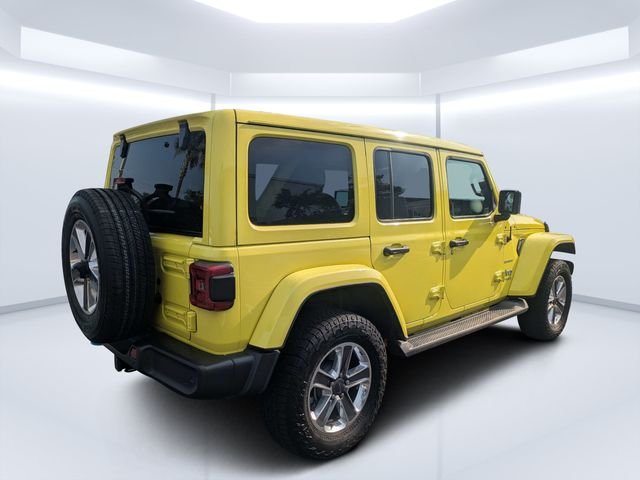Used 2022 Yellow Jeep Unlimited Sahara 4xe image 3