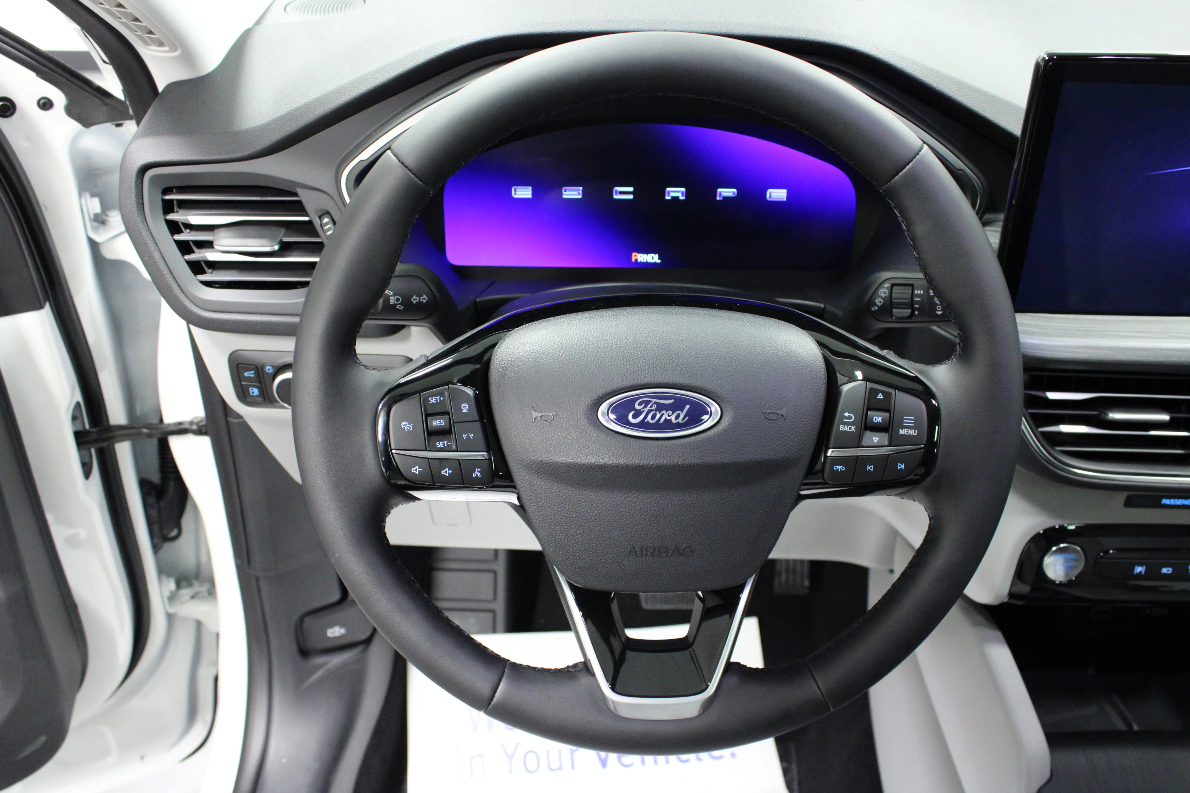 Used 2025 Star White Metallic Tri-Coat Ford PHEV image 17