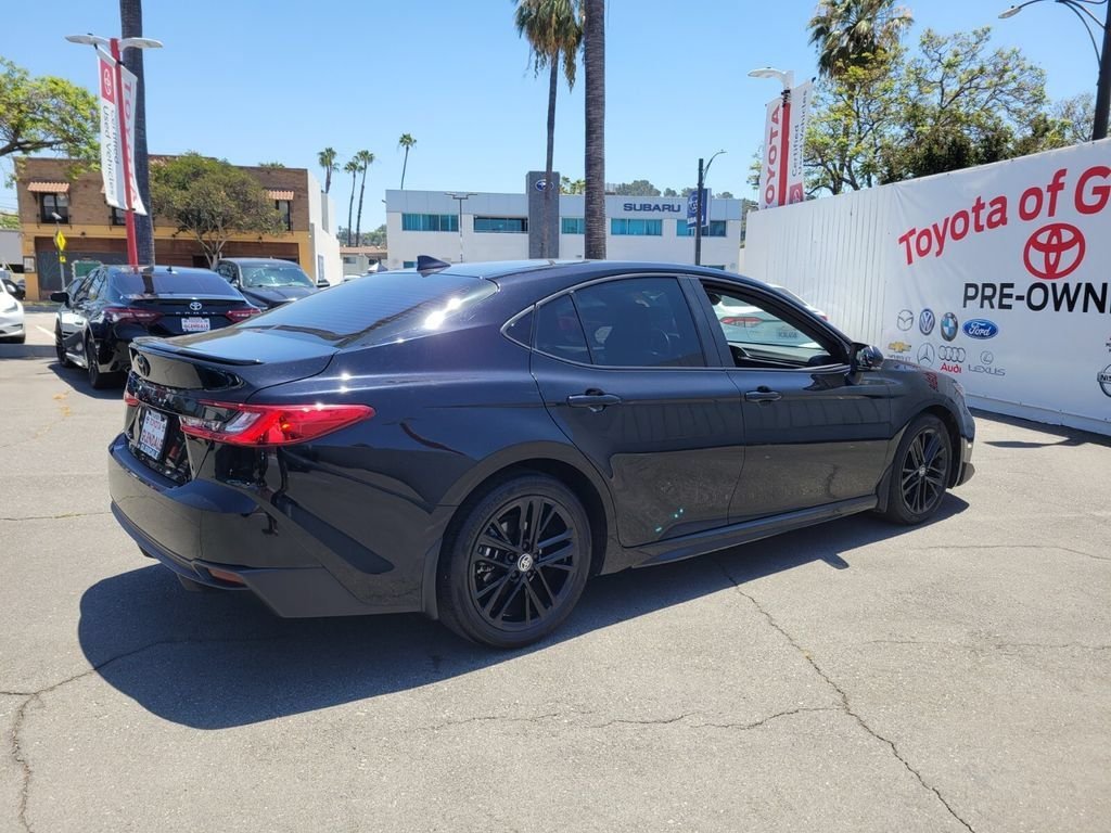 Used 2025 Midnight Black Metallic Toyota SE image 5