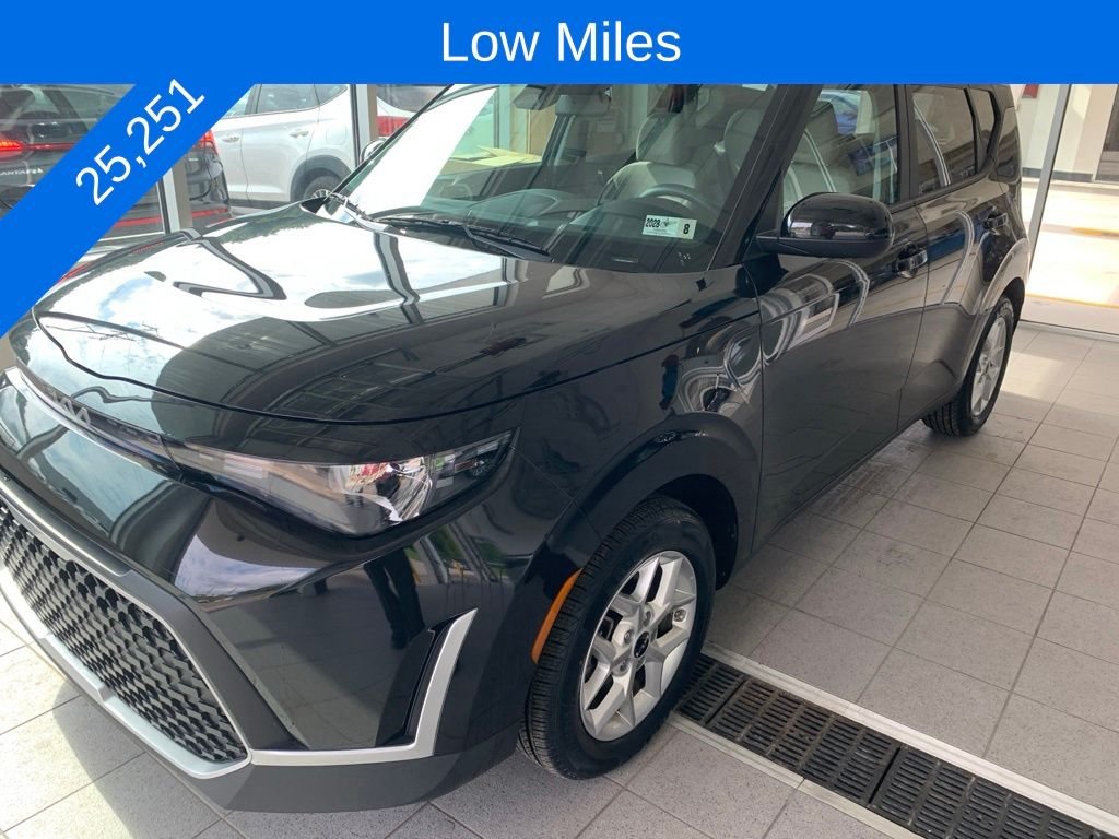 Used 2025 Black Kia LX image 2