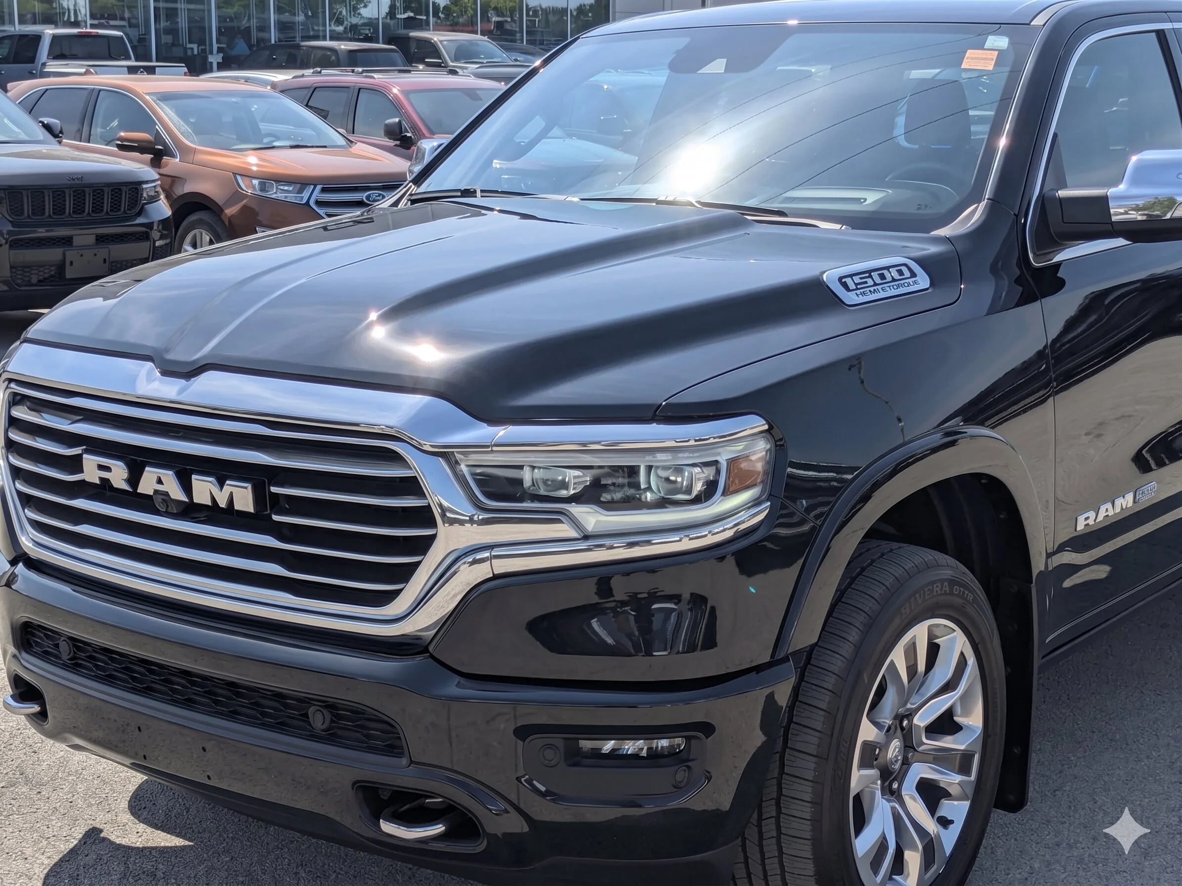 Used 2022 Black RAM Limited Longhorn - Level I - Dual Pane Sunroof - Leather - Harman/Kardon Audio - Advanced Safety & M image 10