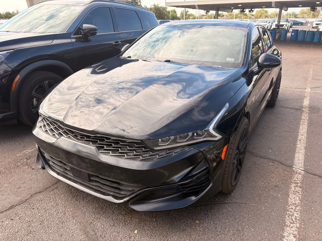 Used 2022 Ebony Black Kia GT-Line image 2