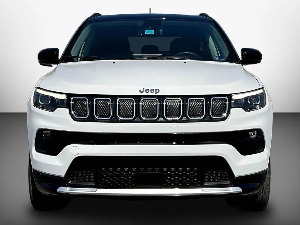 Certified Used 2022 Bright White Clearcoat Jeep Limited image 2