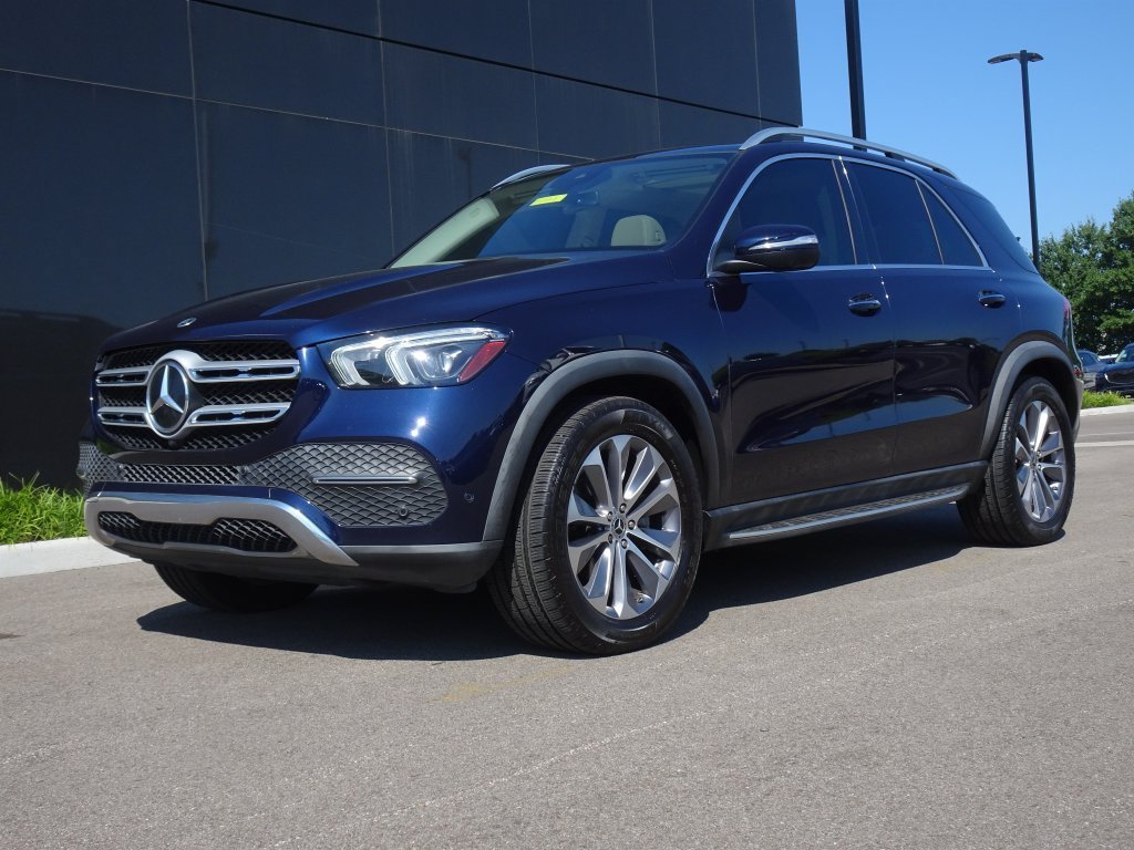 Used 2022 Lunar Blue Metallic Mercedes-Benz GLE 350 image 30