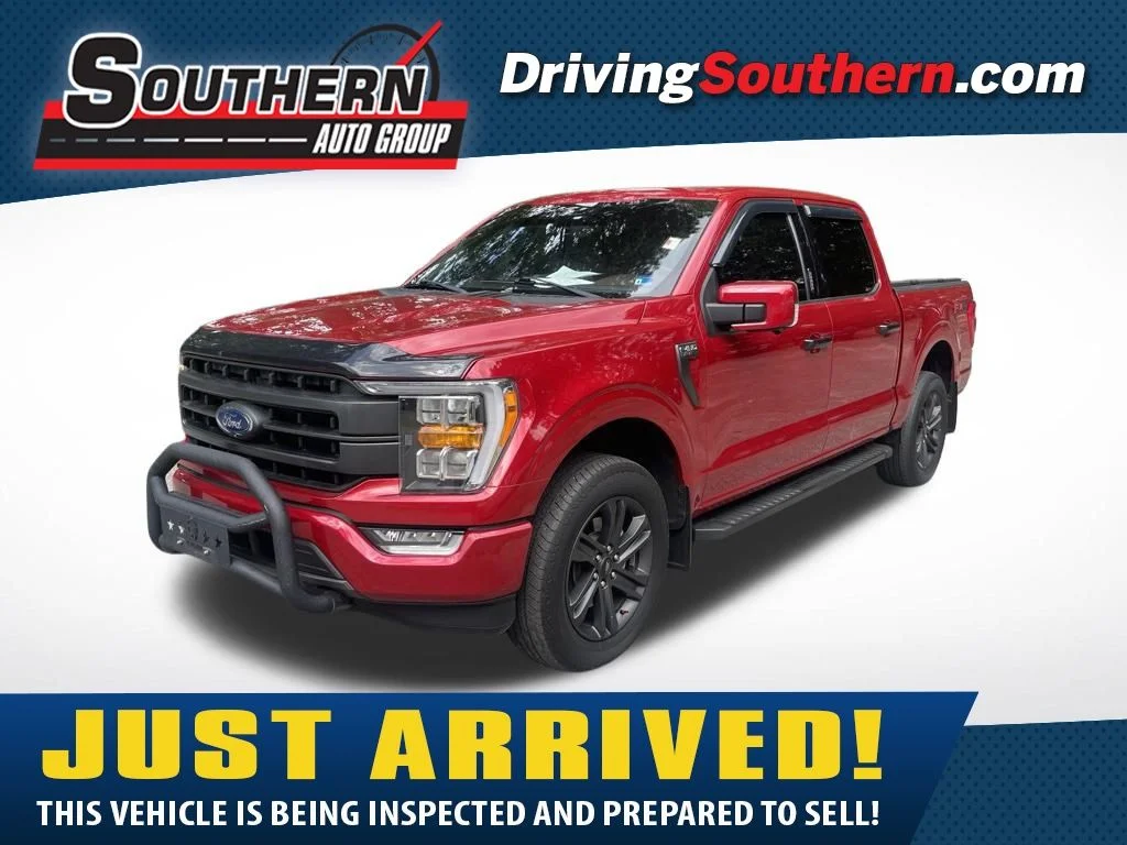 Used 2023 Red Ford Lariat image 1