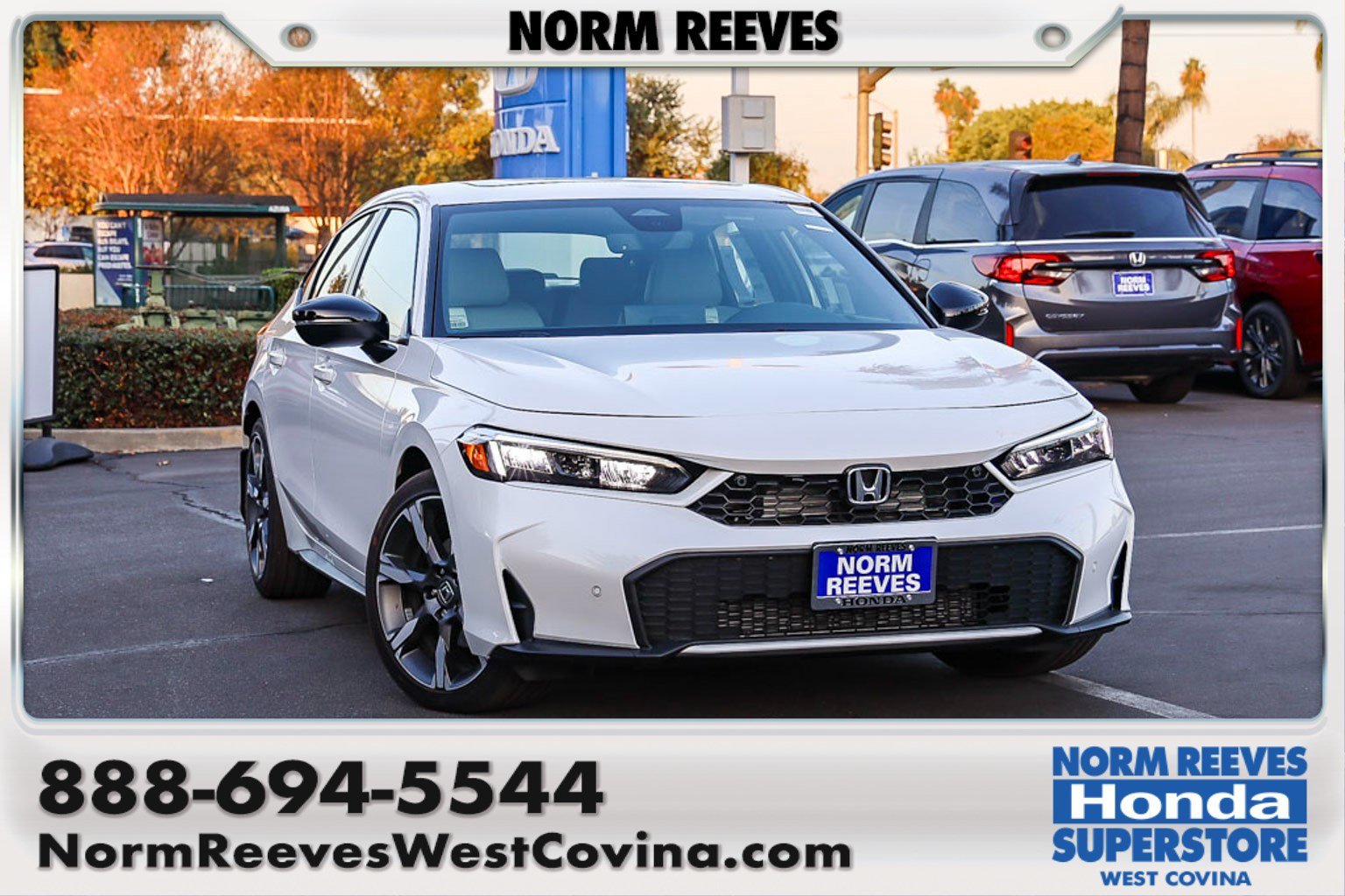 New 2026 Platinum White Pearl Honda Sport Touring CVT image 1
