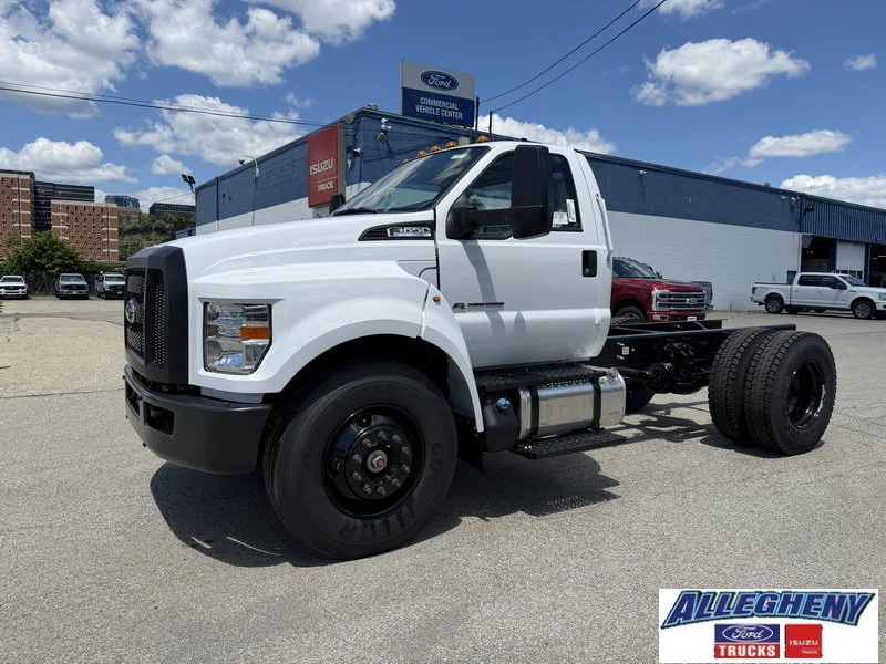 New 2027 Oxford White Ford F-650 SD Diesel Straight Frame image 1