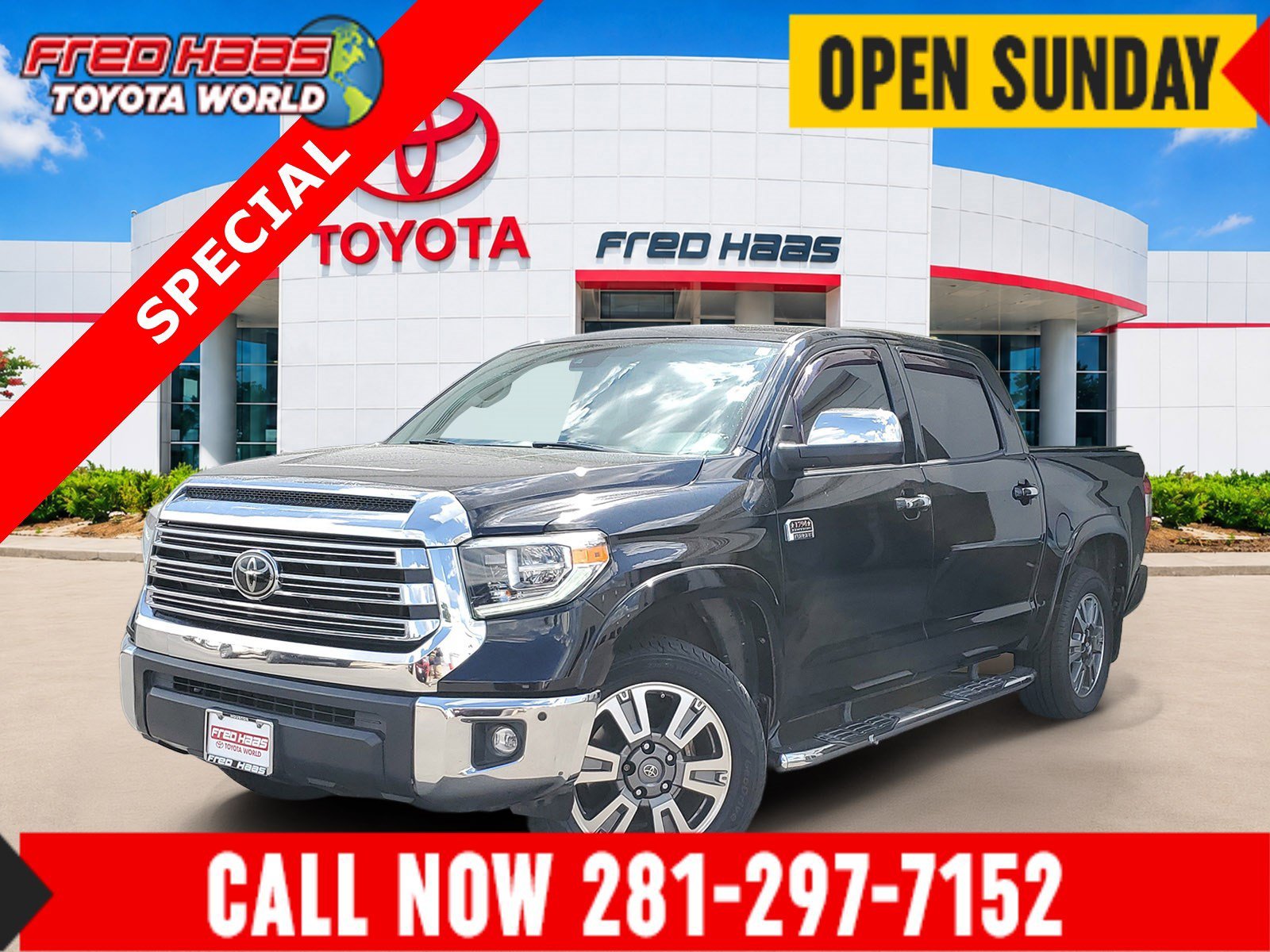 Used 2021 Black Toyota 1794 Edition image 1