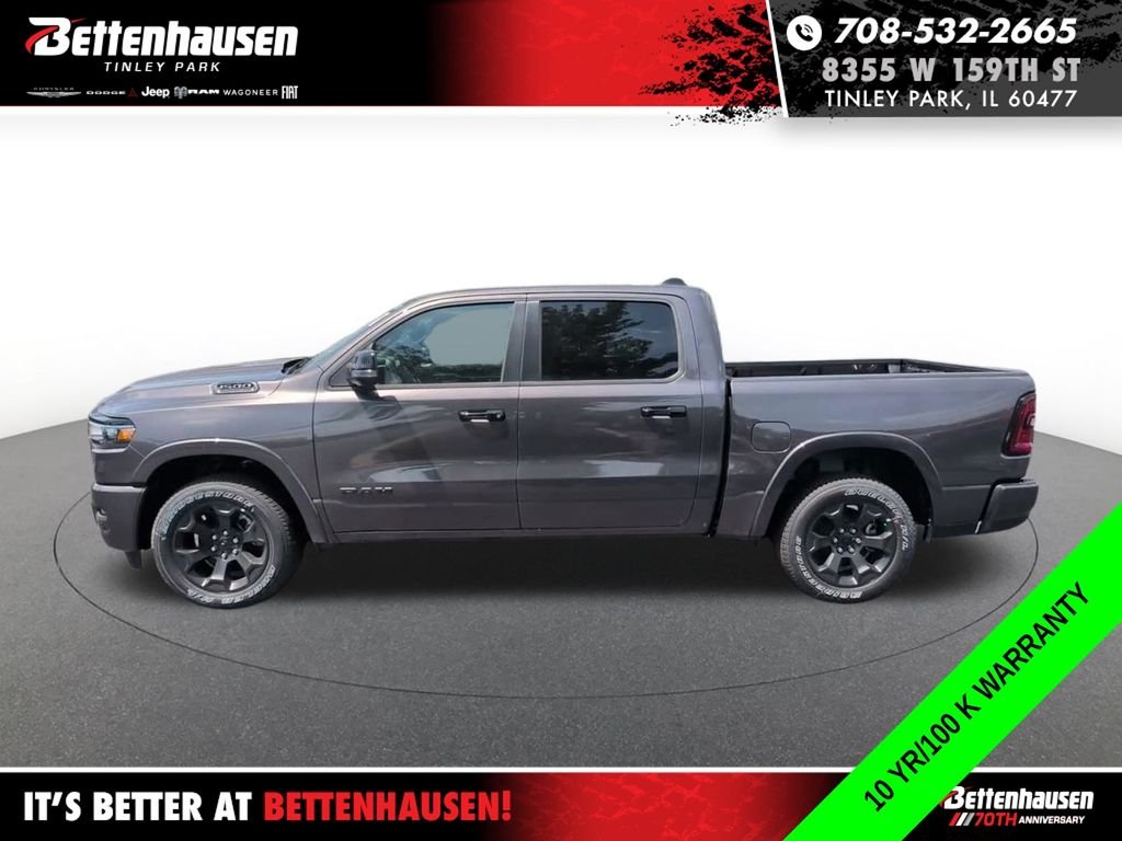 New 2026 Granite Crystal Metallic Clear-Coat Exterior Paint RAM Big Horn image 11