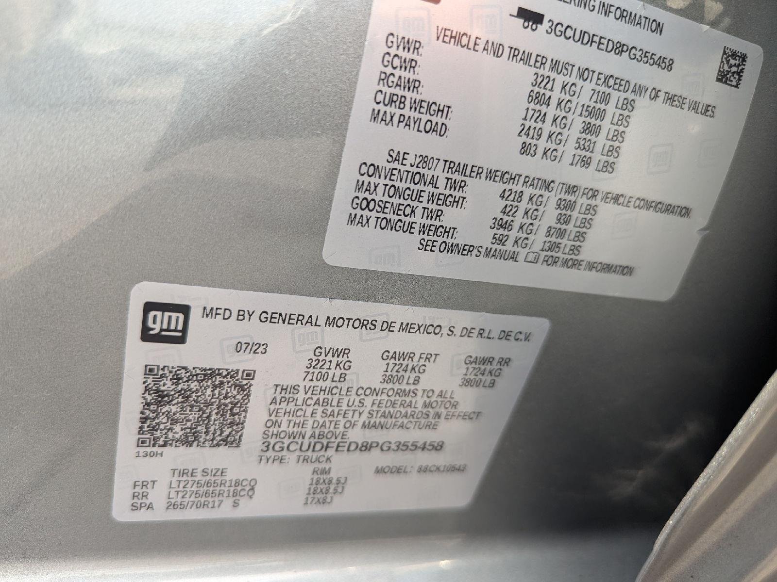 Used 2023 Sterling Gray Metallic Chevrolet LT Trail Boss image 30