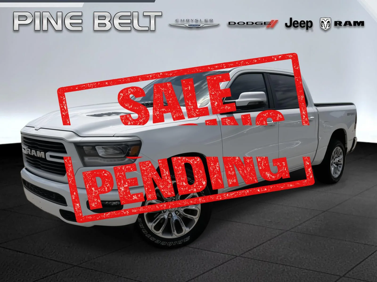 Used 2023 Bright White Clearcoat Ram Laramie image 1