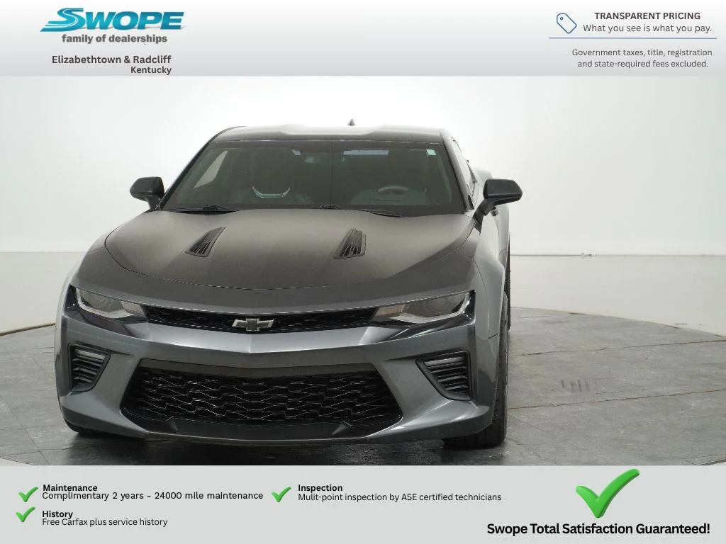 Used 2017 Nightfall Gray Metallic Chevrolet 1SS image 8