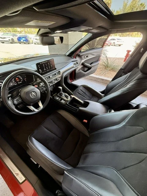 Used 2025 Performance Red Pearl Acura A-Spec Tech Package image 7