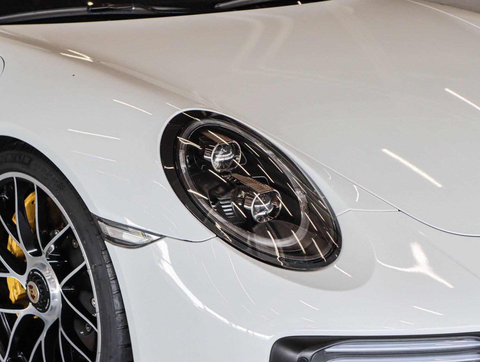 Certified Used 2019 Carrara White Metallic Porsche Turbo S image 28