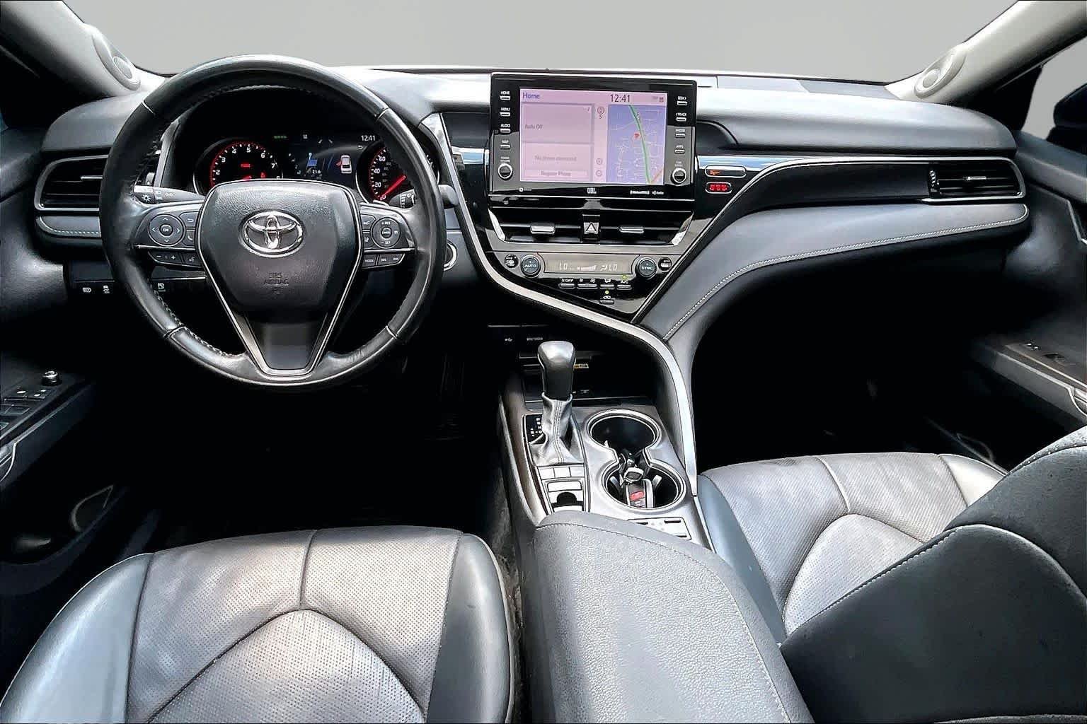 Used 2024 Wind Chill Pearl/Midnight Black Metallic Toyota XSE V6 image 16