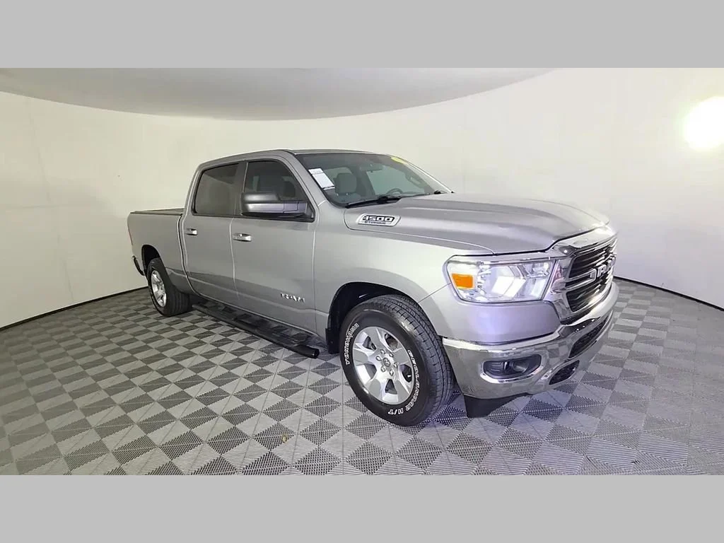 Used 2021 Billet Silver Metallic Clearcoat Ram Big Horn image 34