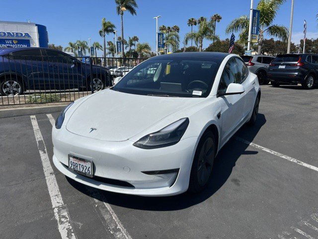 Used 2022 Tesla Model 3 Long Range with VIN 5YJ3E1EB3NF273831 for sale in Huntington Beach, CA