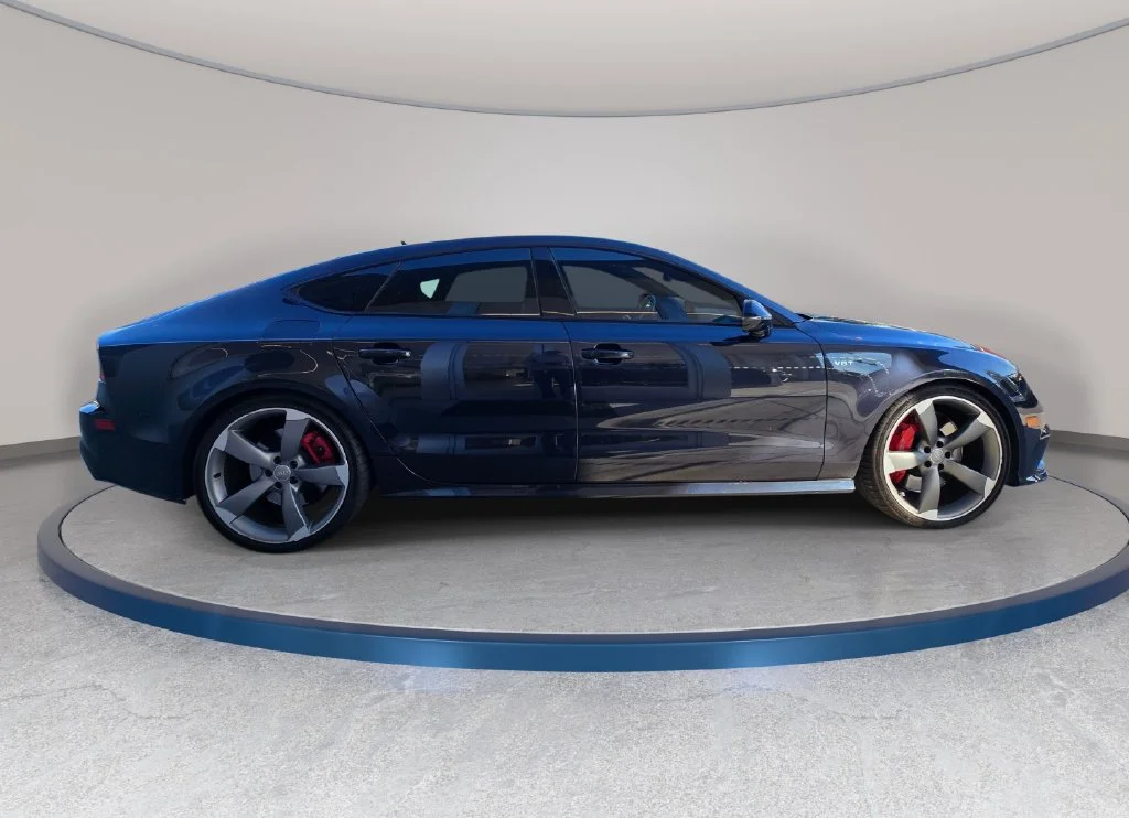 Used 2017 Blue Audi 4.0T Prestige image 5