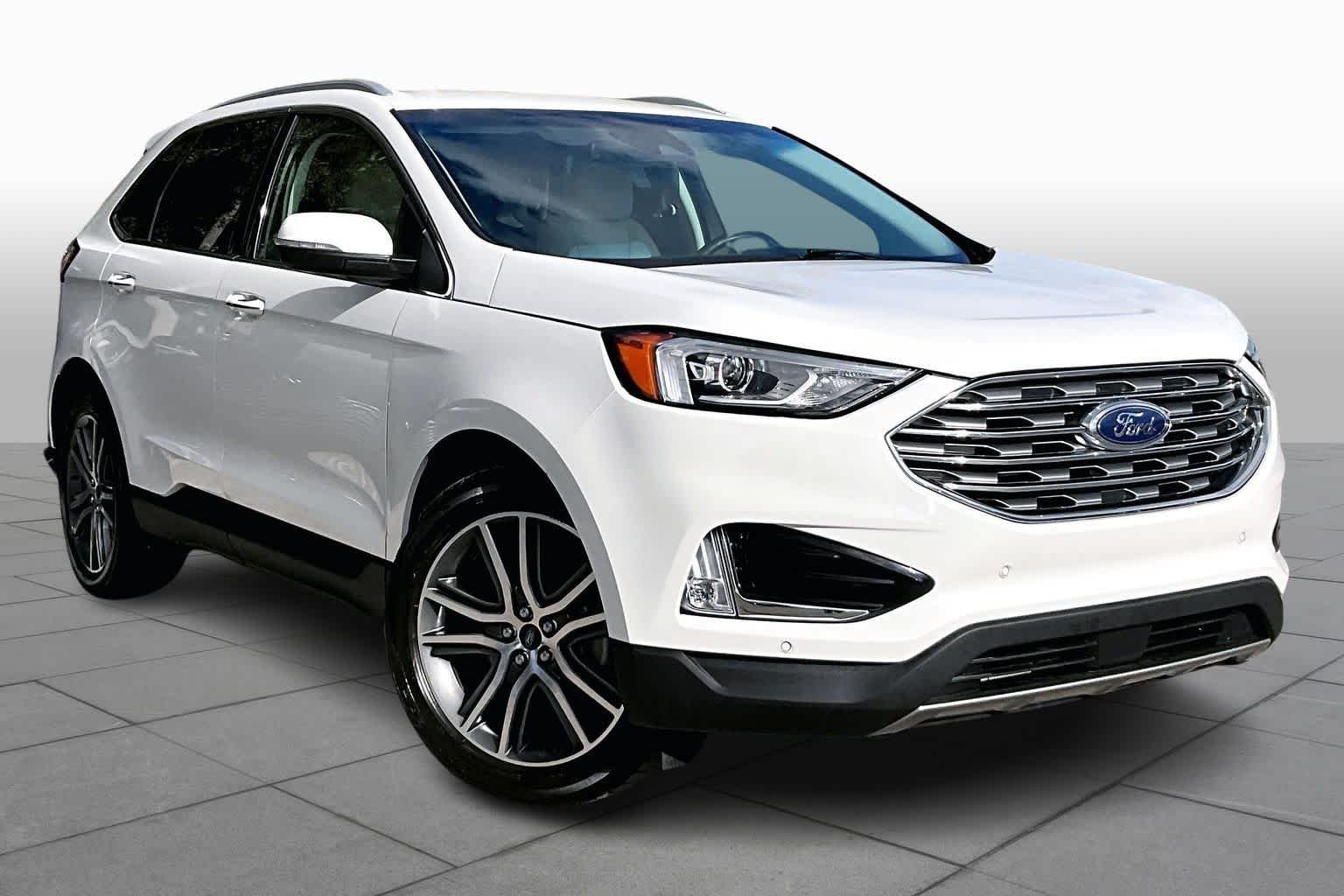 Used 2020 Star White Metallic Tri-Coat Ford Titanium image 3