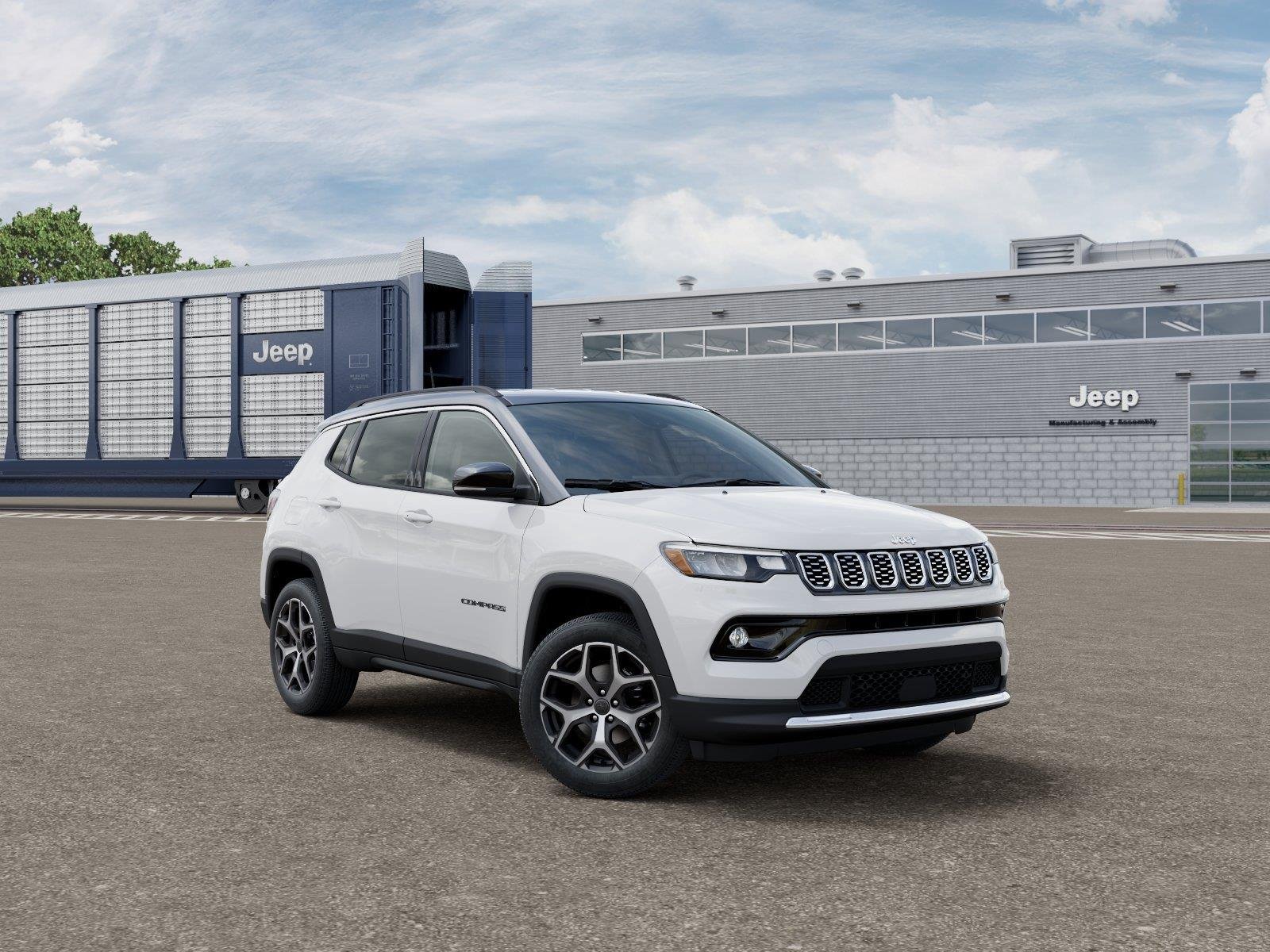 New 2026 Bright White Clear-Coat Exterior Paint Jeep Limited image 5