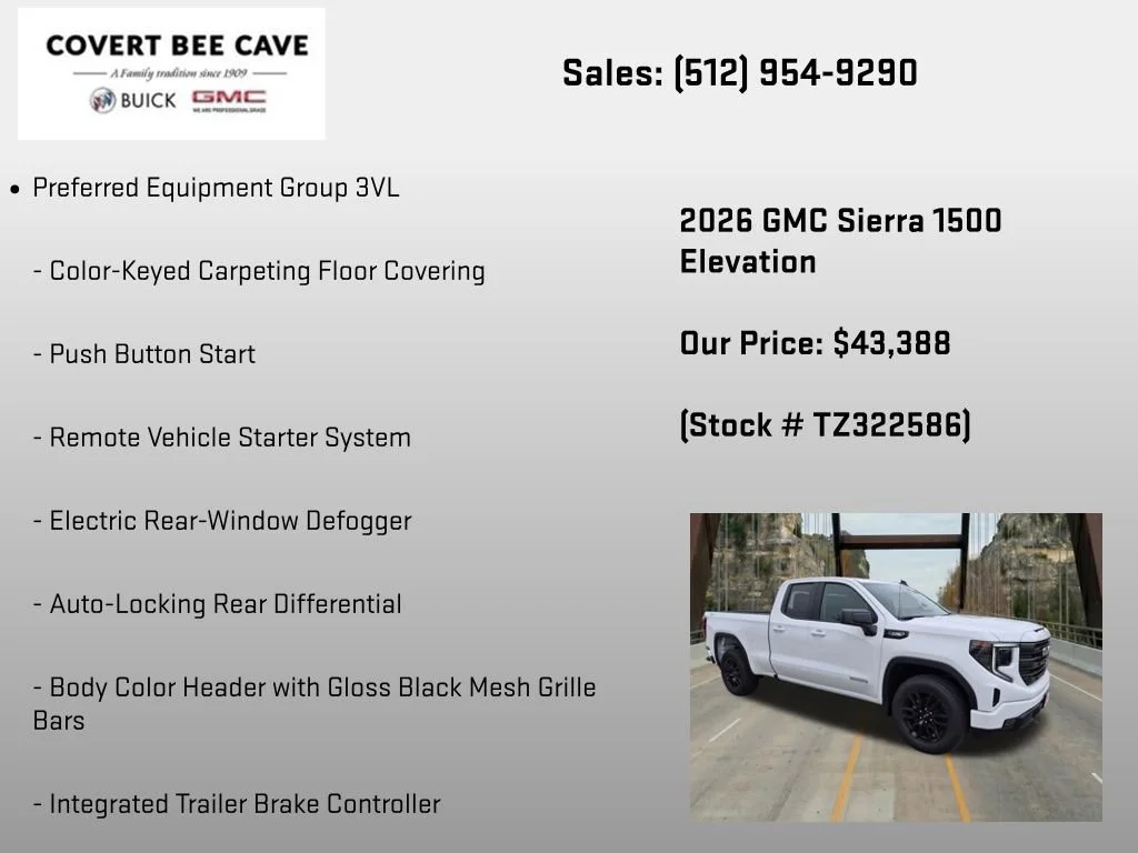 New 2026 Summit White GMC Elevation image 12