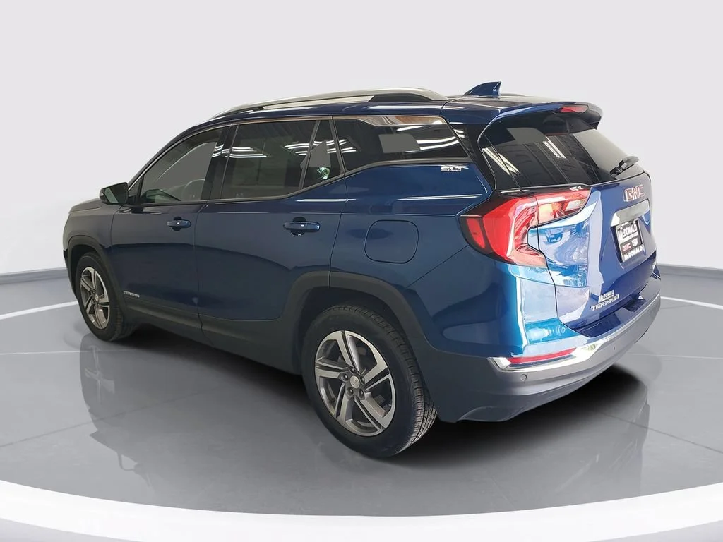 Used 2020 BLUE EMERALD METALLIC GMC SLT image 4