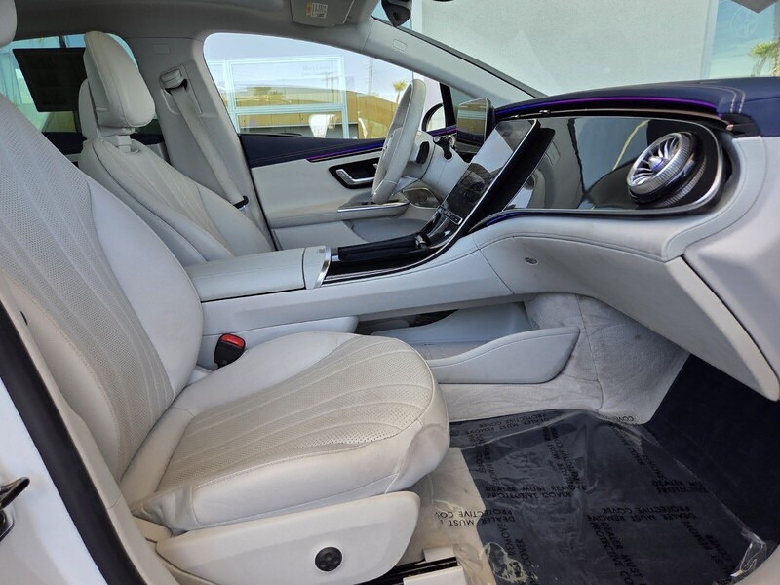 Certified Used 2023 MANUFAKTUR Moonlight White Metallic Mercedes-Benz EQE 350+ image 19