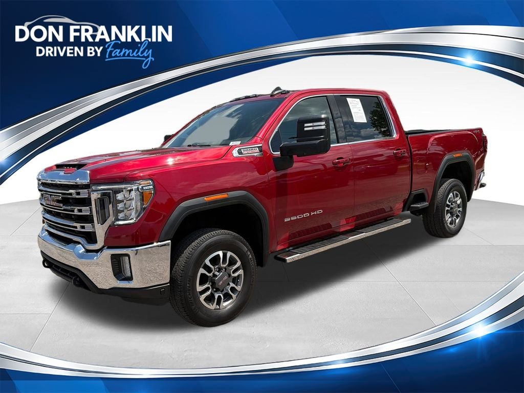 Used 2022 Red GMC SLE image 1