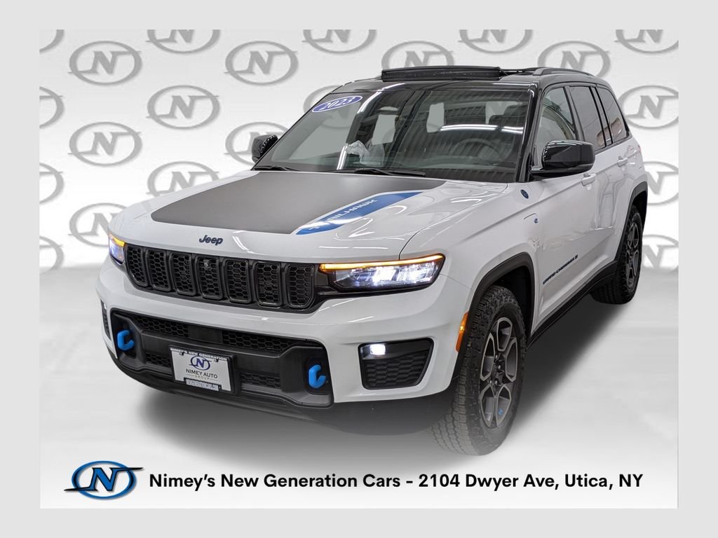 Used 2023 White Jeep Trailhawk 4xe image 1