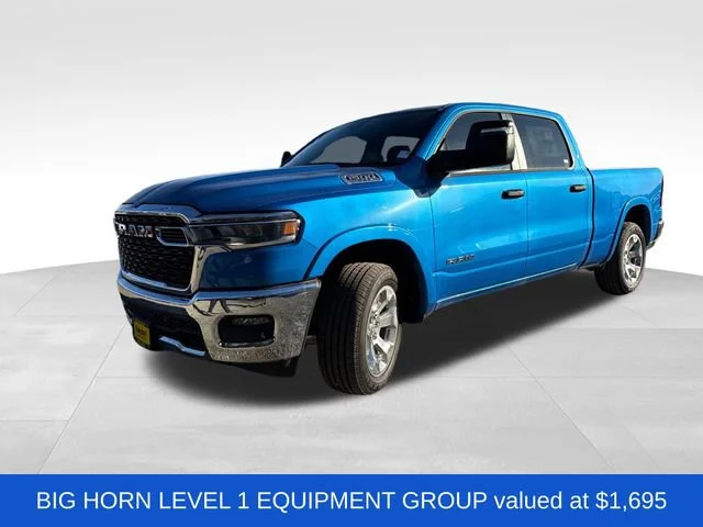 New 2025 Hydro Blue Pearl-Coat Exterior Paint RAM Big Horn/Lone Star image 3