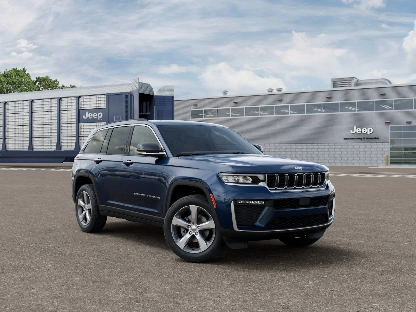 New 2026 Fathom Blue Pearl-Coat Exterior Paint Jeep Limited image 3