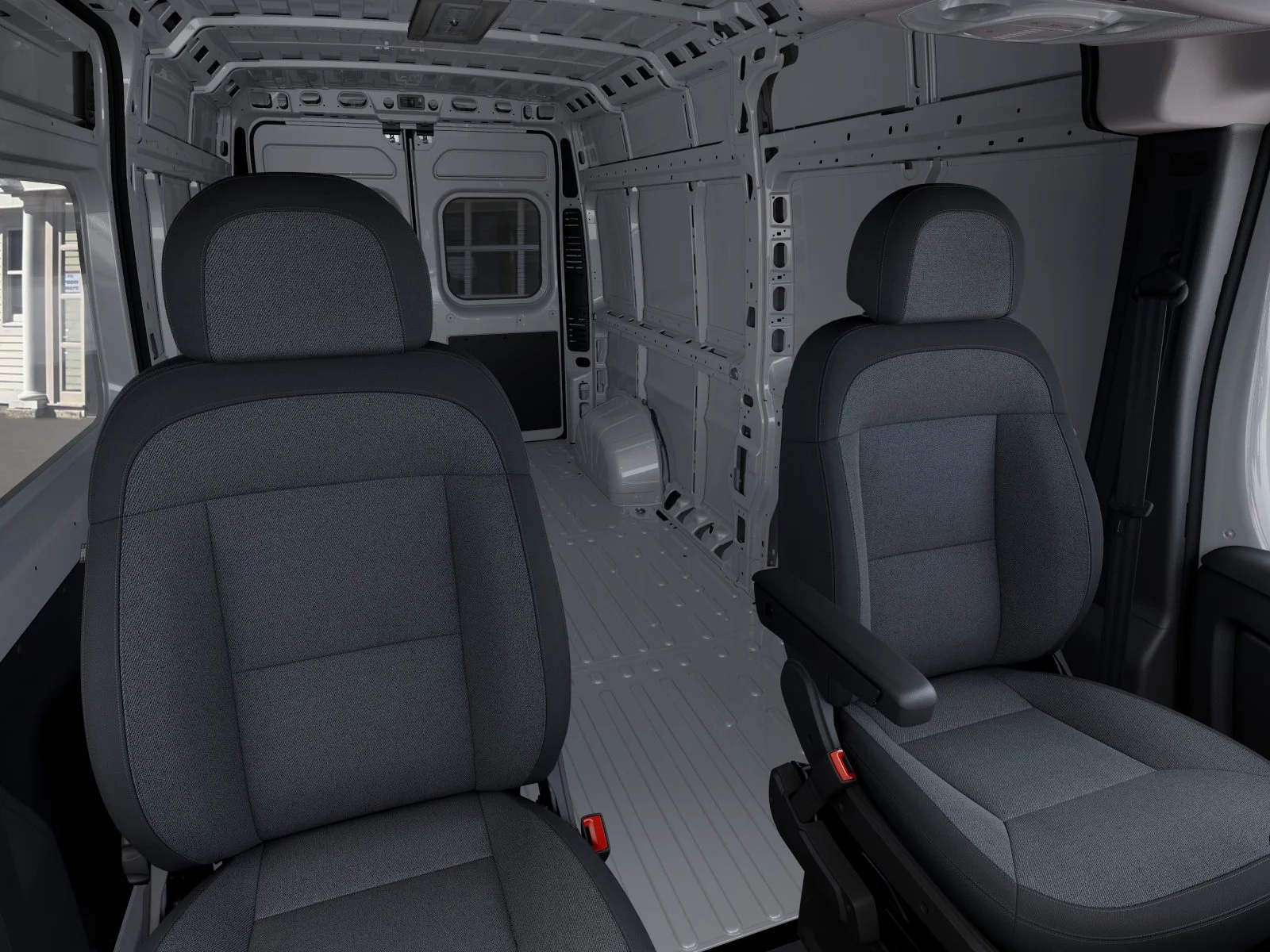 New 2026 Bright White Clear-Coat Exterior Paint RAM Cargo Van Tradesman High Roof 159" WB w/Pass Seat image 42