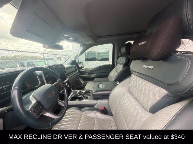 Used 2022 Agate Black Metallic Ford Limited image 6
