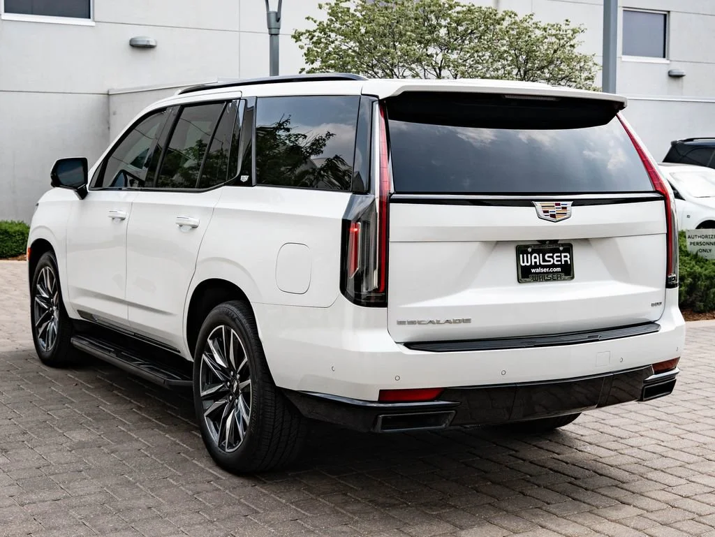 Used 2023 Crystal White Tricoat Cadillac Sport image 6