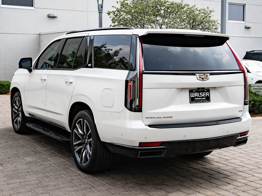 Used 2023 Crystal White Tricoat Cadillac Sport image 6