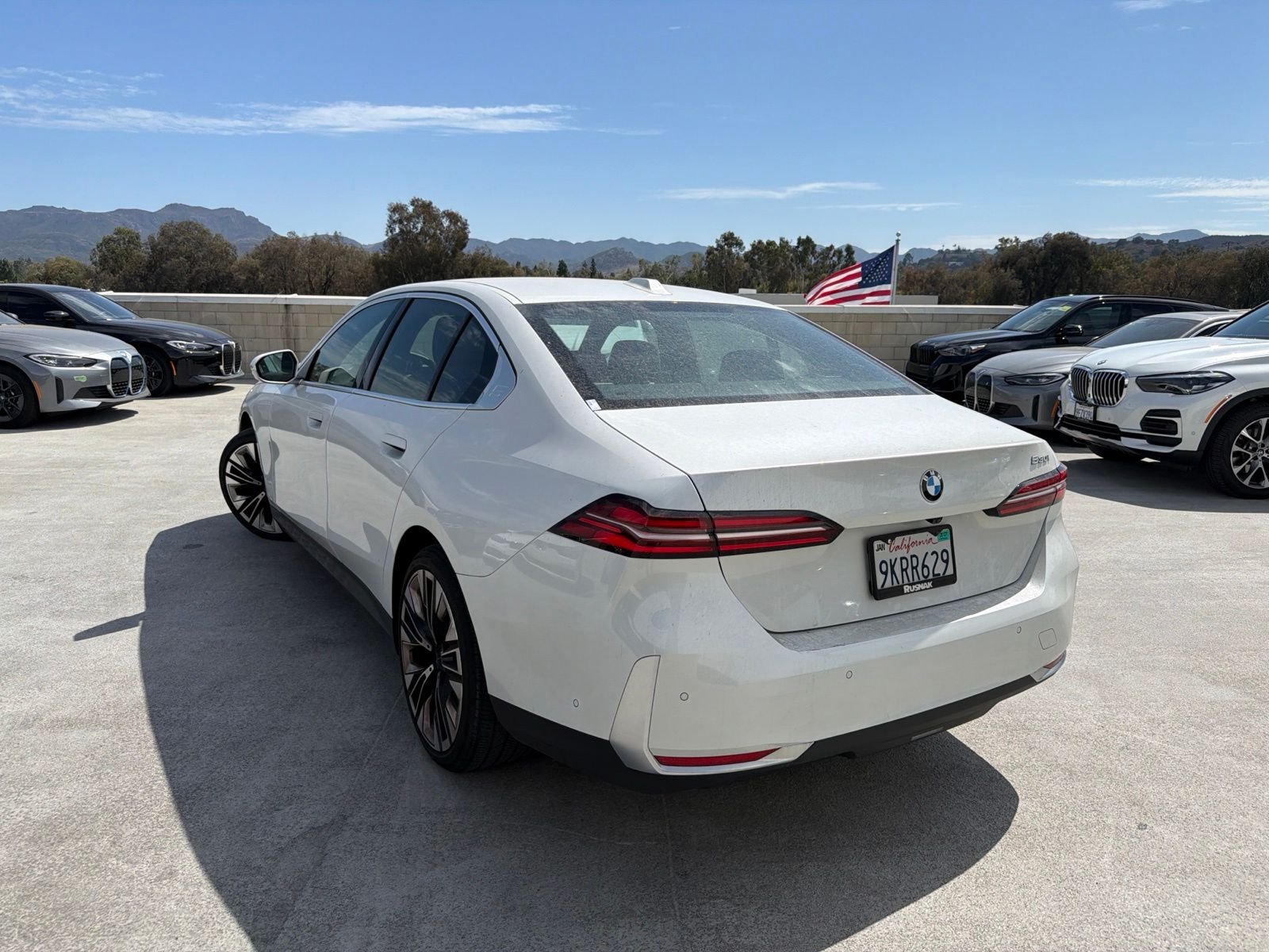 Certified Used 2024 Mineral White Metallic BMW 530i image 2