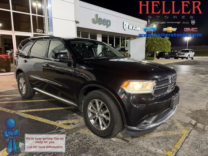 Used 2015 Brilliant Black Crystal Pearlcoat Dodge Limited image 1