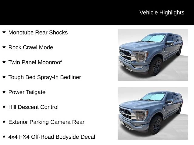 Used 2023 Gray Ford Platinum image 8