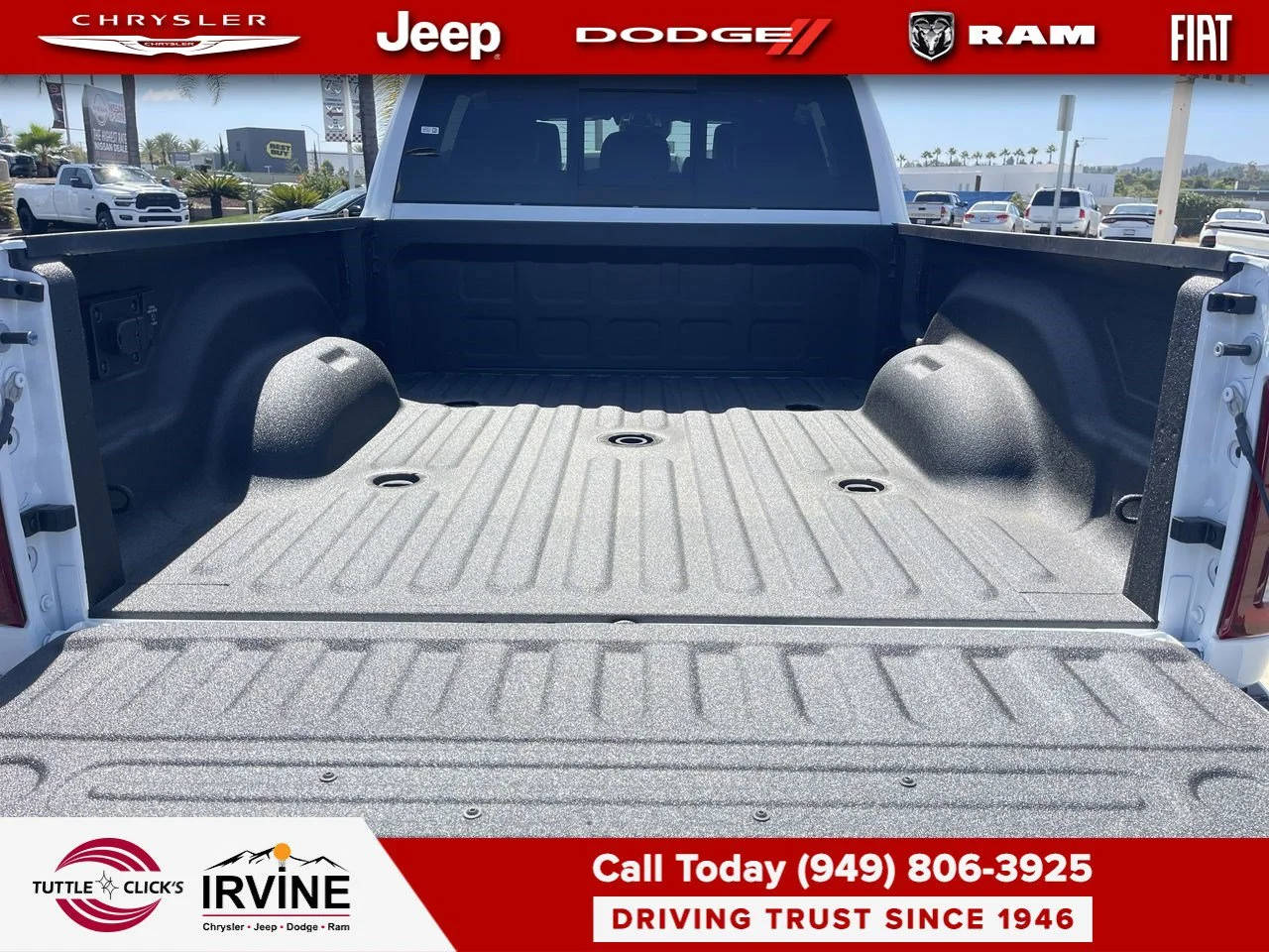 New 2026 Bright White Clear-Coat Exterior Paint RAM Laramie image 33