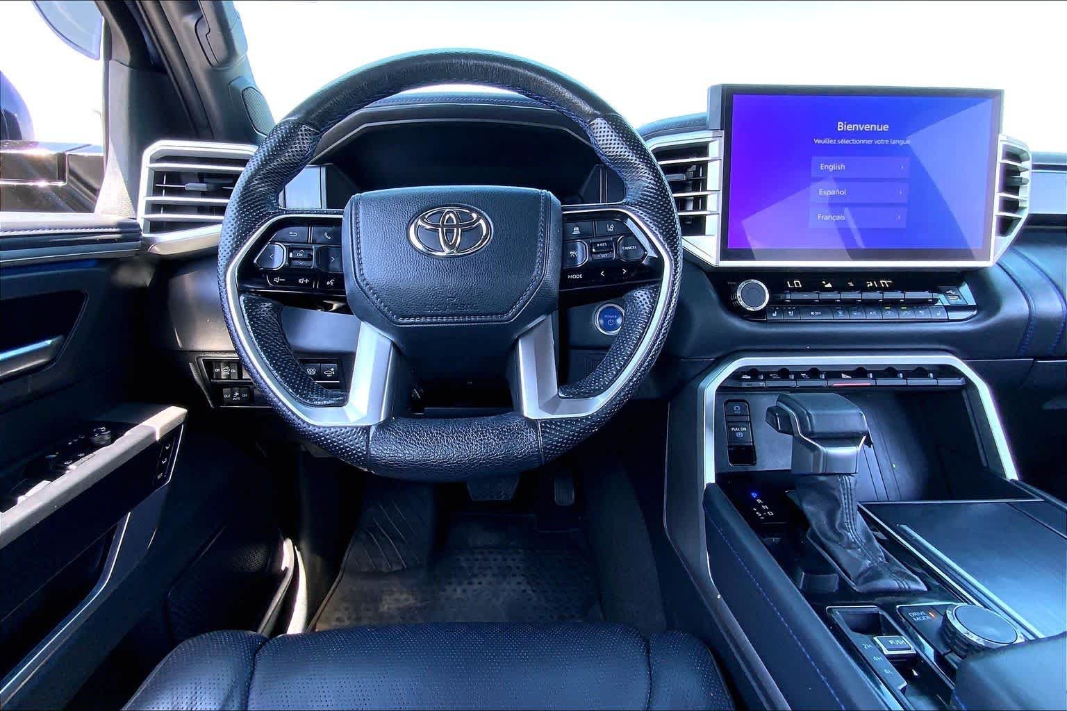 Used 2024 Midnight Black Metallic Toyota Platinum Hybrid image 6