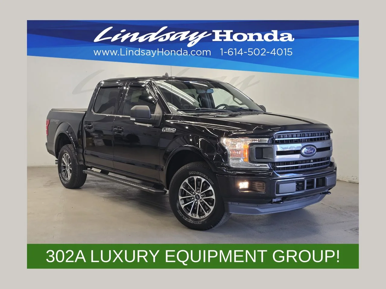 Used 2020 Agate Black Metallic Ford XLT image 1