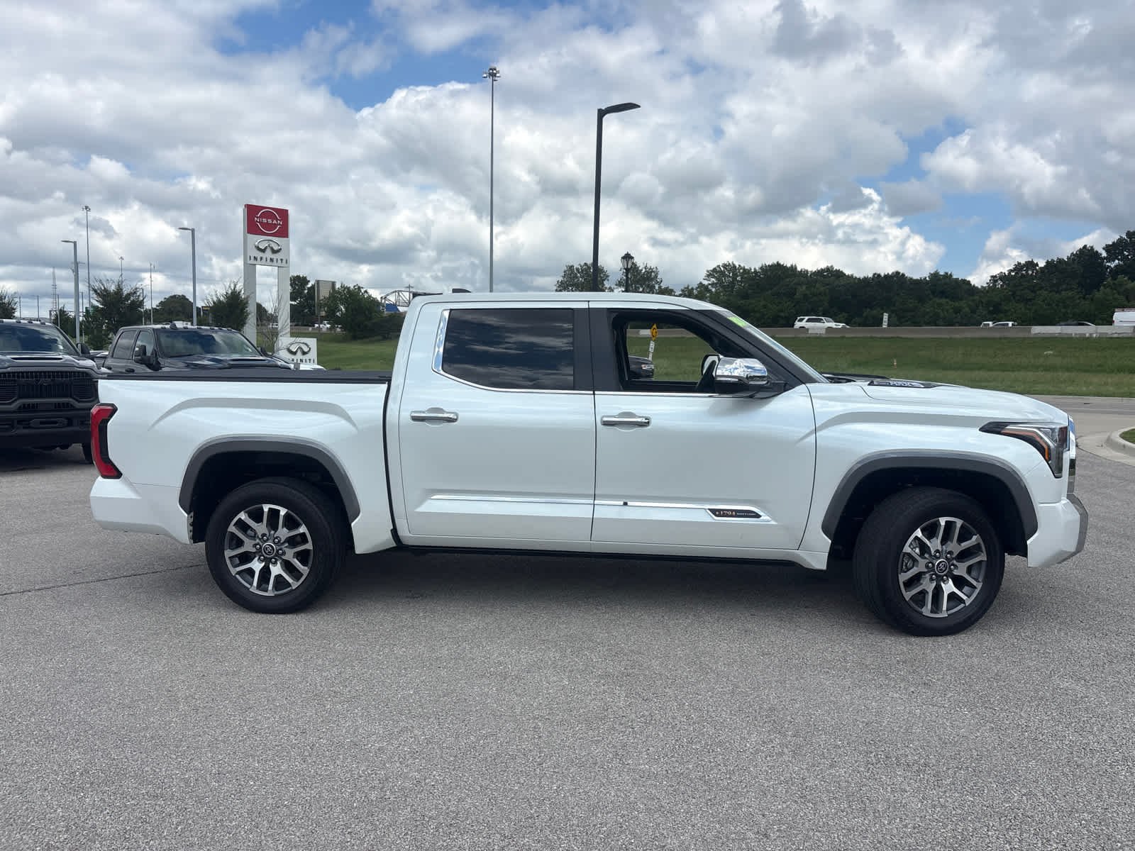 Used 2024 Wind Chill Pearl Toyota 1794 Edition Hybrid image 11