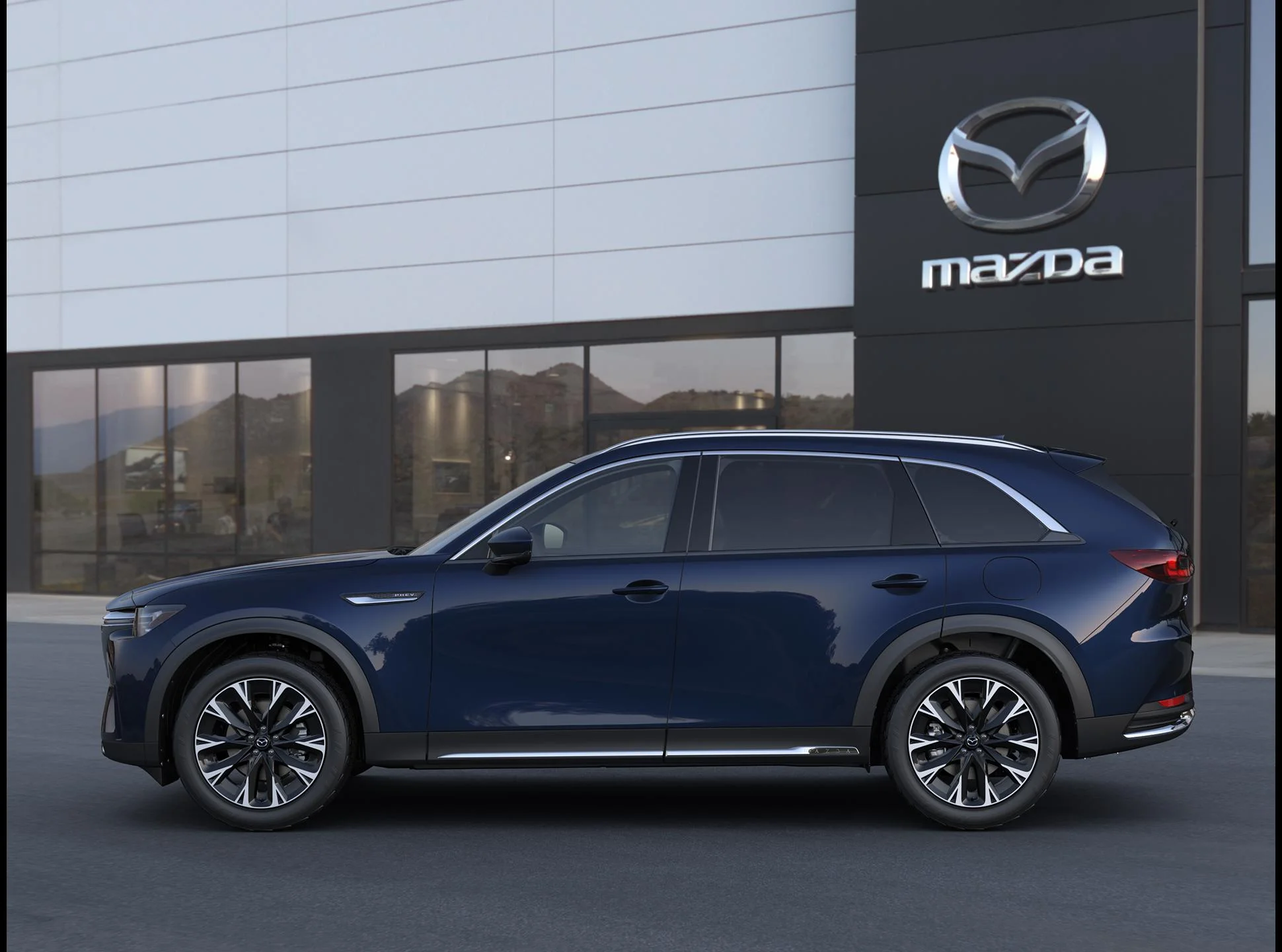 New 2026 Deep Crystal Blue Mica Mazda Premium Plus AWD image 3
