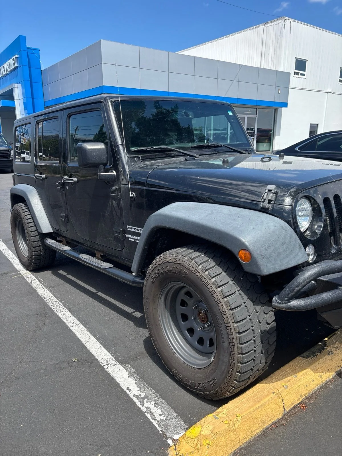 Used 2017 Black Clearcoat Jeep Unlimited Sport image 12