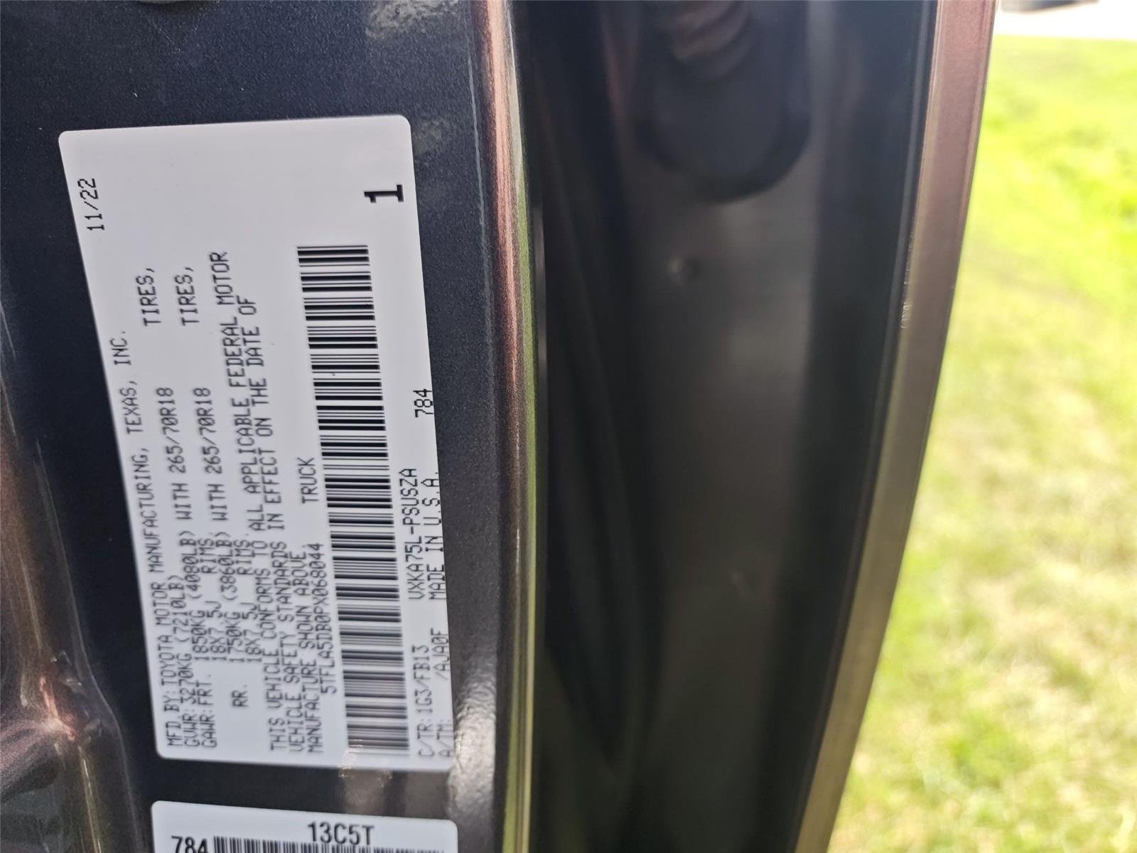 Used 2023 Magnetic Gray Metallic Toyota SR5 image 39