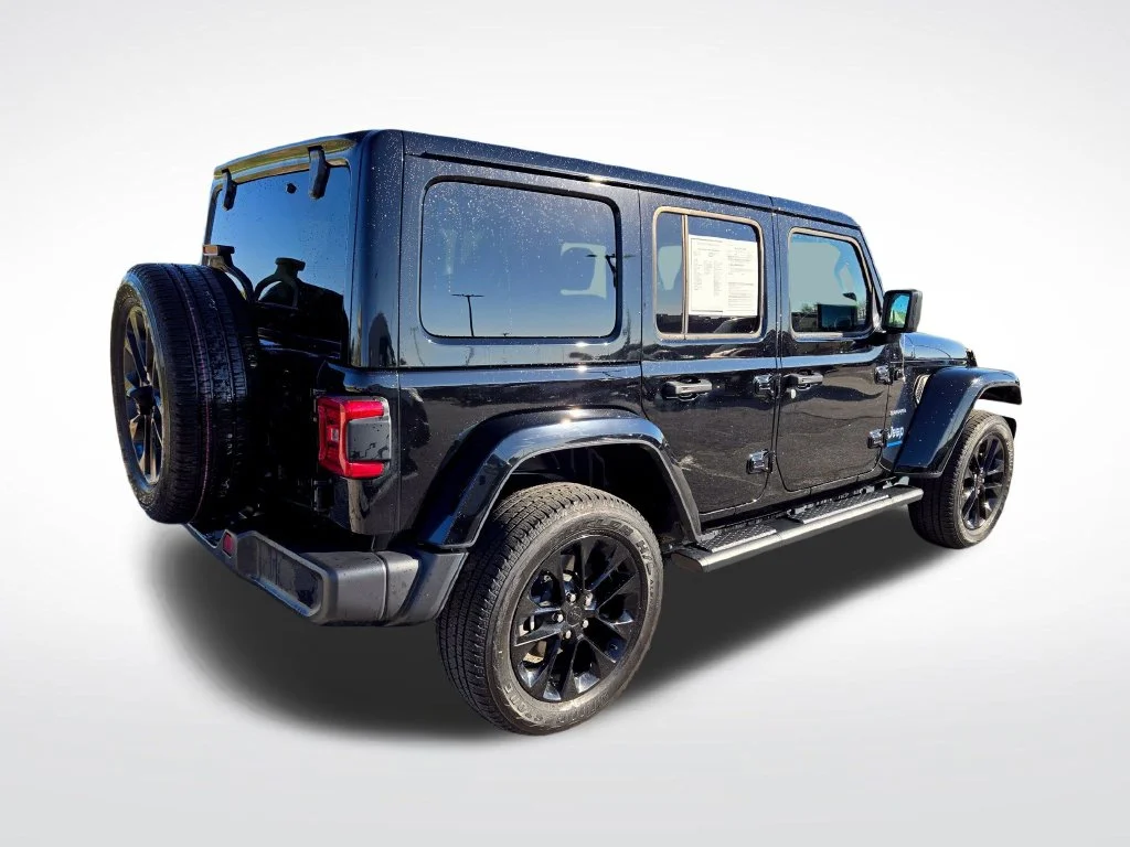 Certified Used 2023 Black Jeep Sahara 4xe image 3