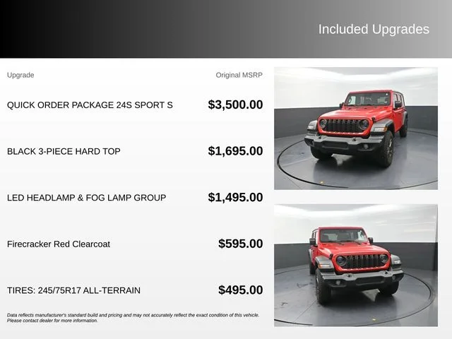Used 2024 Red Jeep Sport S image 4