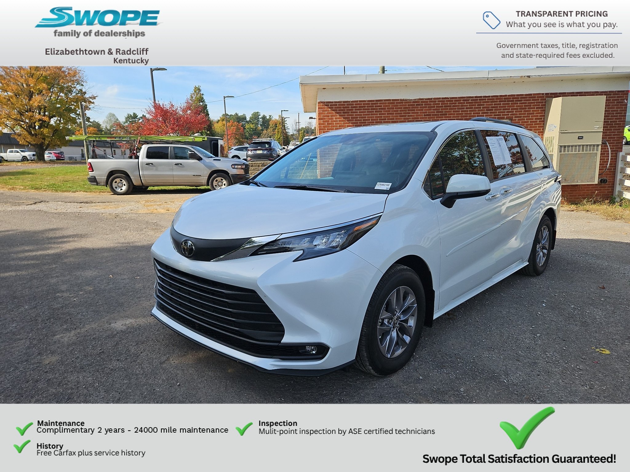 Used 2026 Wind Chill Pearl Toyota XLE image 7