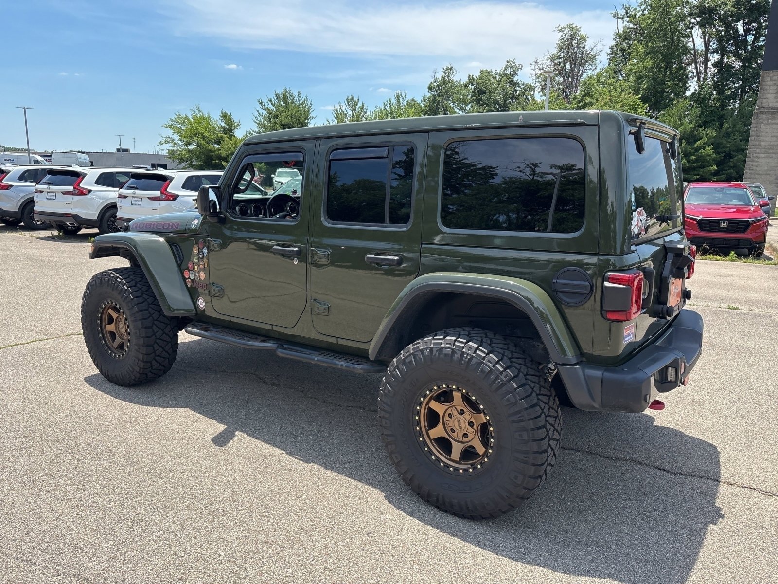 Used 2021 Sarge Green Clearcoat Jeep Unlimited Rubicon image 5