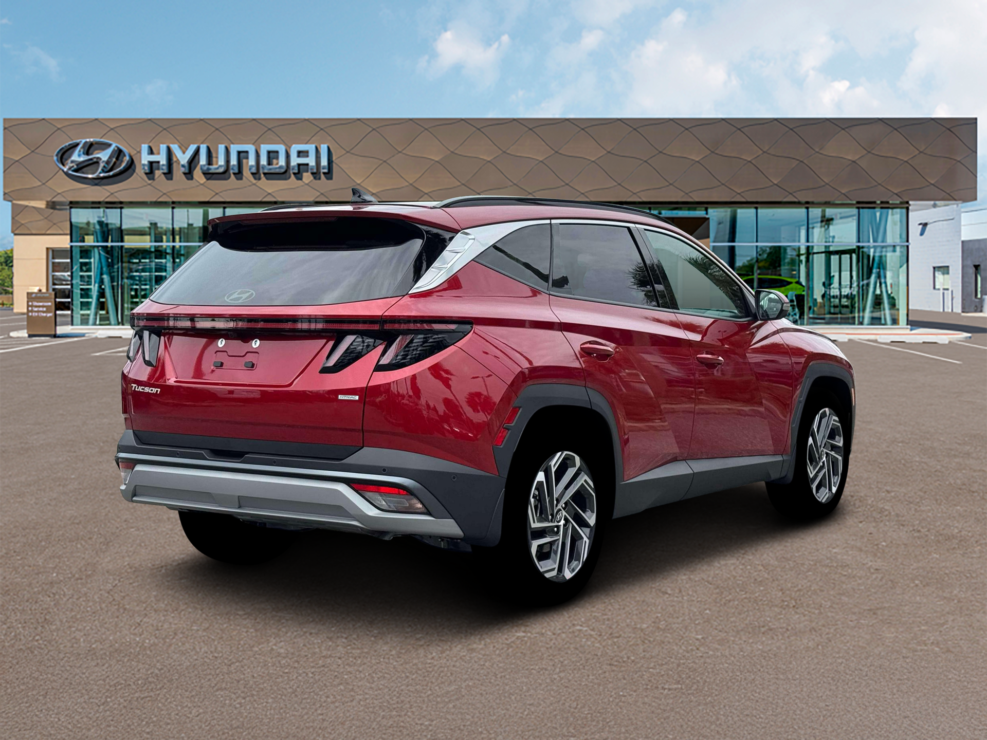New 2026 Red Hyundai Limited AWD image 7
